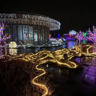 Gardens Aglimmer winter event 2023: the waterfront botanical gardens are all lit up for the winter holidays