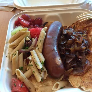 Lunch special sausage