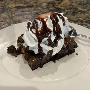 Brownie with ice cream that will make you want to slap your momma
