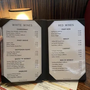 Drink Menu