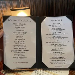 Drink Menu