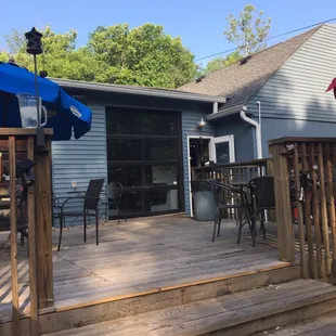 Part of the back patio