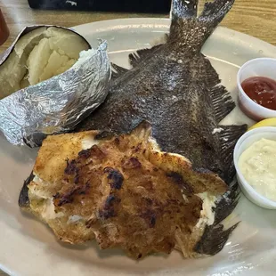 Stuffed flounder