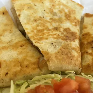 Shrimp quesadilla