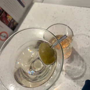 The worst dirty martini ever