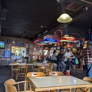 the interior of the restaurant