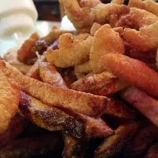 Clam strips...hot, crispy, delicious!