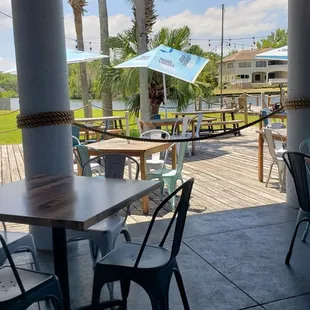 Outside dining