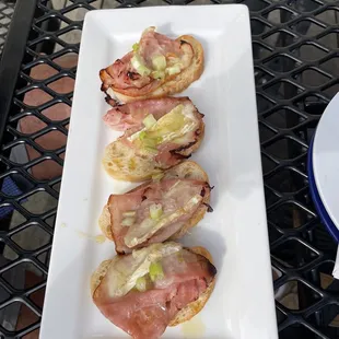 The BESt. Ham Ann's Brie with honey. Get two!!