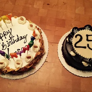 Vanilla Almond and Grand Marnier cakes