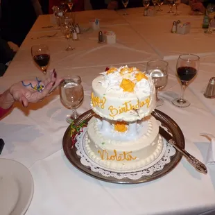 This is a $95 cake??  And the name is wrong.