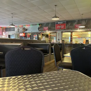 Dining area, order station