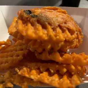 Waffle Sweet Potato Fries