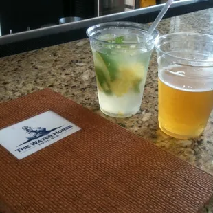 a drink and a beverage