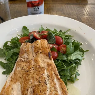 THE WATERING HOLE, Where Neighbors Gather at Nellie Gail Ranch, Laguna Hills, CA!  Re-Opening, New Chefs (Salmon Lunch Salad=$14)