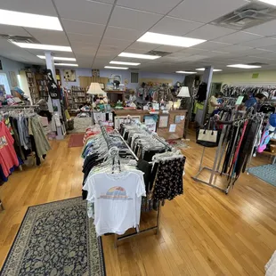 Women&apos;s, Men&apos;s and Children&apos;s clothing.
