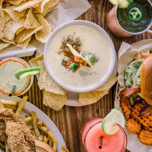 Huge menu with something for everyone!