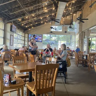 Back of the house seating