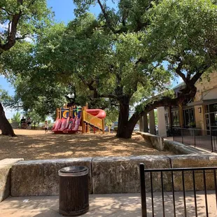 the playground area