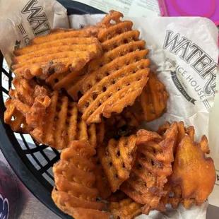 Sweet potato waffle fries