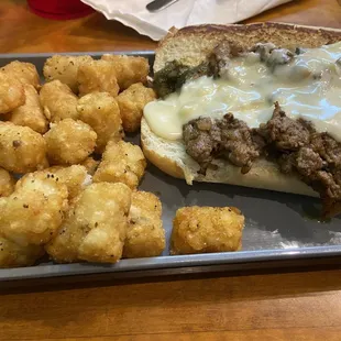 Texas Philly Cheese Steak Sandwich