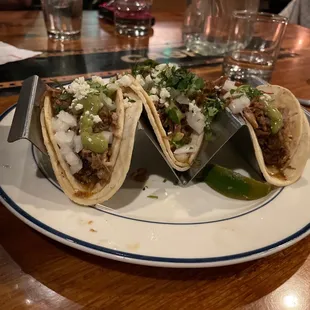 Pork tacos