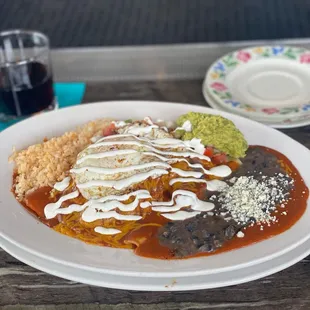 Truck Stop Enchiladas...add our famous house smoked brisket!