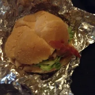 I just ordered this on wheat bread. This is what I got! A sandwich with friggin bacon! I'm so disappointed in this place!!