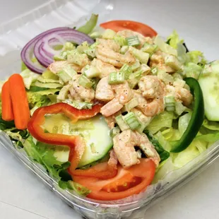 Salad with Shrimp Salad