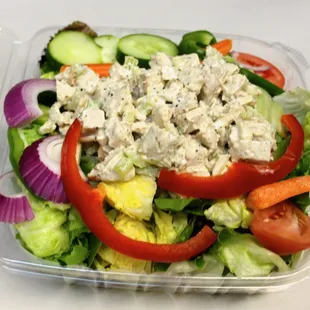 Salad with Chicken Salad