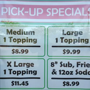 Specials
