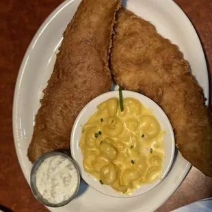 Haddock and Mac and Cheese