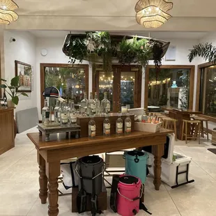 the inside of a store