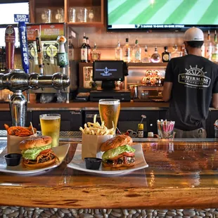 1/2 OFF Burgers and Sandwiches Every MONDAY
