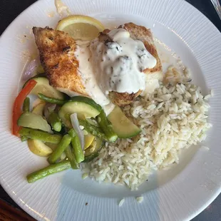 Crab Stuffed Flounder