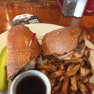French dip w fries