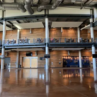 the inside of a building