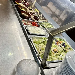 Salad Bar! It&apos;s really good.