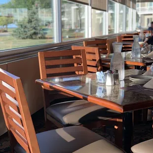 Seating in dining room.