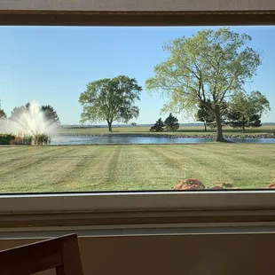 View from our table