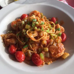 The &quot;Bloody Mary Shrimp Scampi&quot; Special. Absolutely delicious!!!