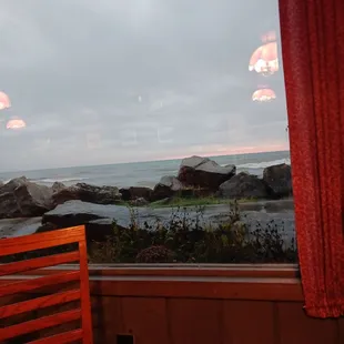 View from our table.