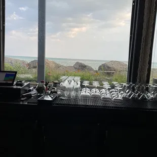 View from the bar