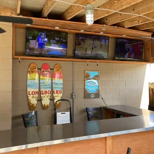 Outside bar area