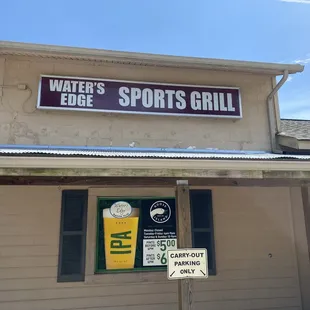 Outside signage