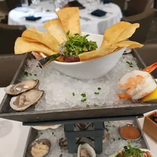 Seafood tower