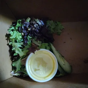 This is what you get as a &quot;salad&quot;... NOT worth the price