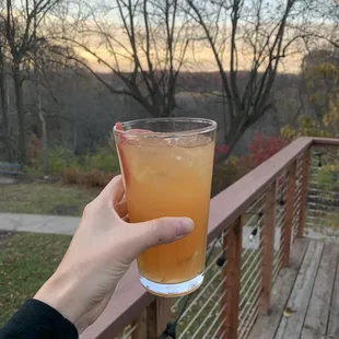 Fall themed cocktail