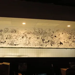 interior, sushi and sashimi