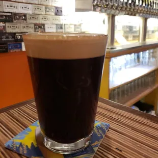 Stout with Watershed cassette tape backsplash and drought taps